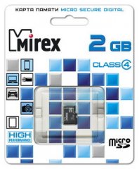 Mirex MicroSDHC 2 Gb 4 Class