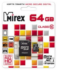 Mirex MicroSDXC 64 Gb 10 Class